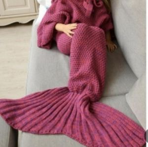 Mermaid Blanket Crocheted With Love Child's Size V